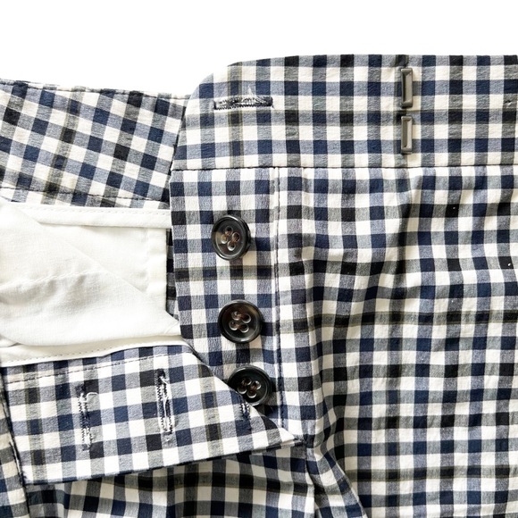Theory Bennie Tailored Gingham Short | 0 - Picture 4 of 7